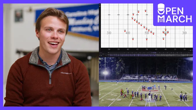 Caroline High School Marching Band Brings Their Show to Life with OpenMarch Free Drill Writing Software for Marching Bands