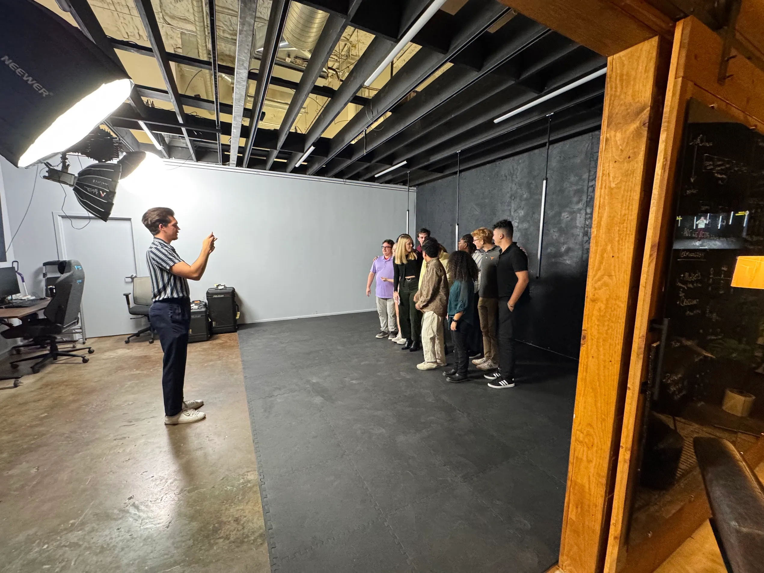 Me taking a picture of someone taking a picture